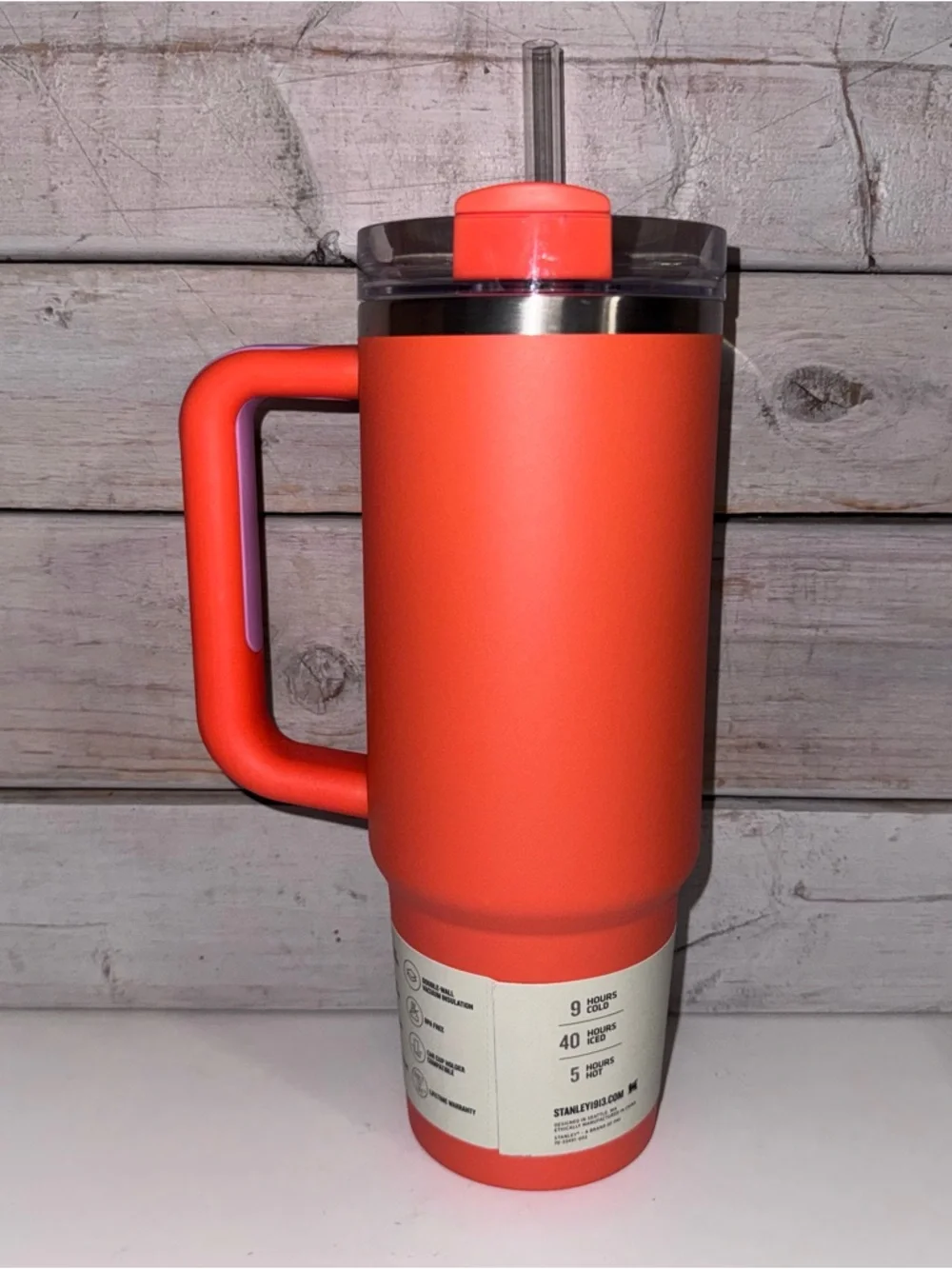 Stanley 30oz Quencher Tumbler - POPPY - 2024 Target Summer Release NWT - Picture 3 of 8